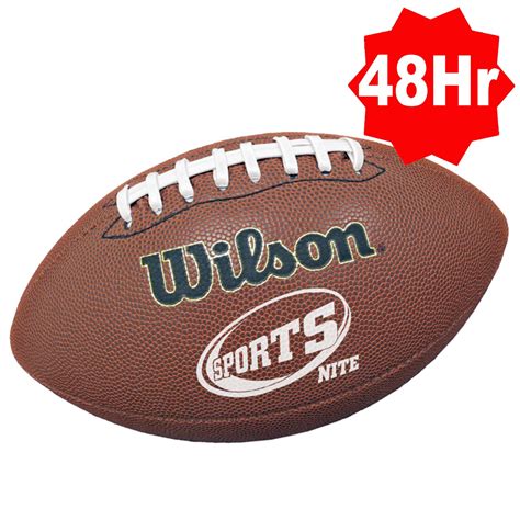 Custom Leather Full Size Footballs Personalized Full Size Wilson