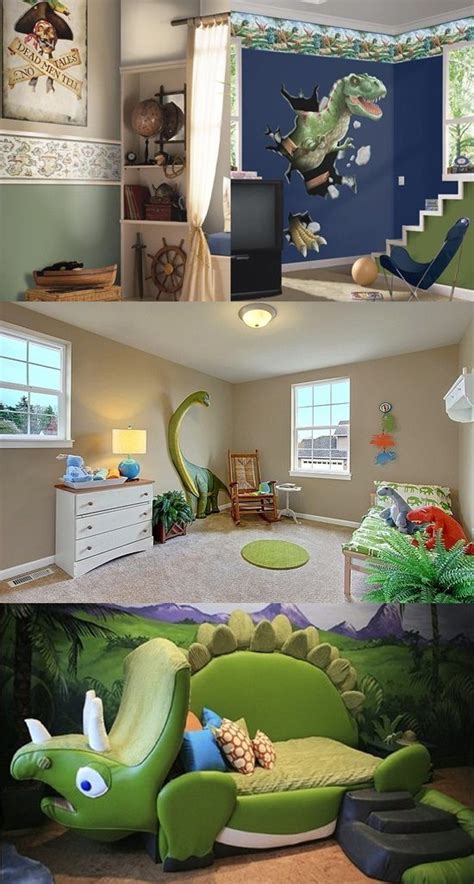 The love of paris and everything romantic in a bedroom theme is delightfully represented by the eiffel tower. Dinosaur Bedroom Themes For Kids - Interior design