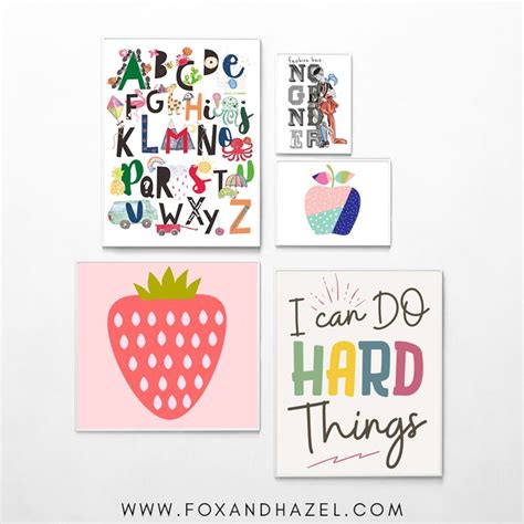 30 Free Printable Wall Art For Kids Fox Hazel Free Art Designs