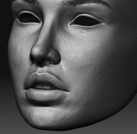 Lips Sculpting Close Up Portraits Sculpting Anatomy Sculpture