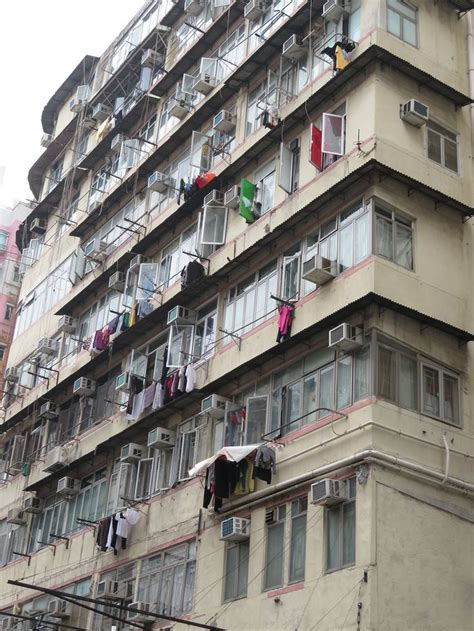 Apartment Building With Laundry Kowloon Hong Kong China Flickr