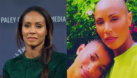 Jada Pinkett Smith 49 Debuts Shaved Head ‘willow Made Me Do It