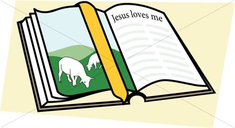 Childrens Open Bible Bible Clipart
