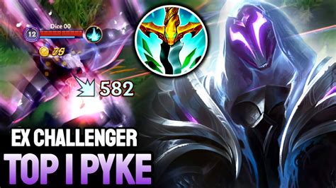 WILD RIFT PYKE TOP 1 PYKE GAMEPLAY EX CHALLENGER RANKED YouTube