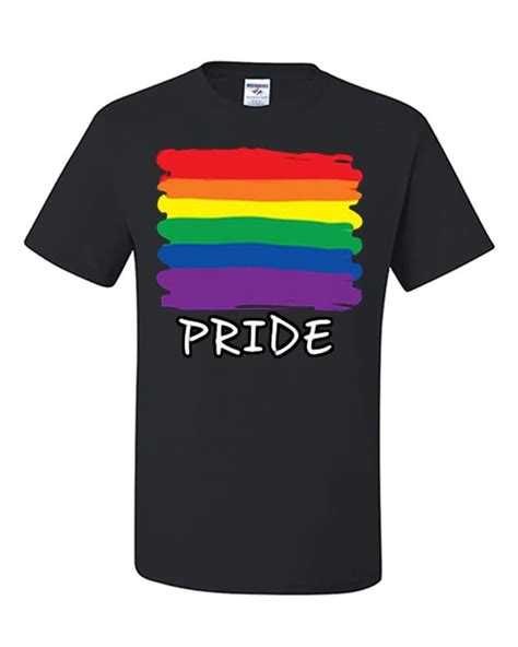 Gay Pride T Shirt Rainbow Flag Lgbt Marriage Lesbian By Ngtshop