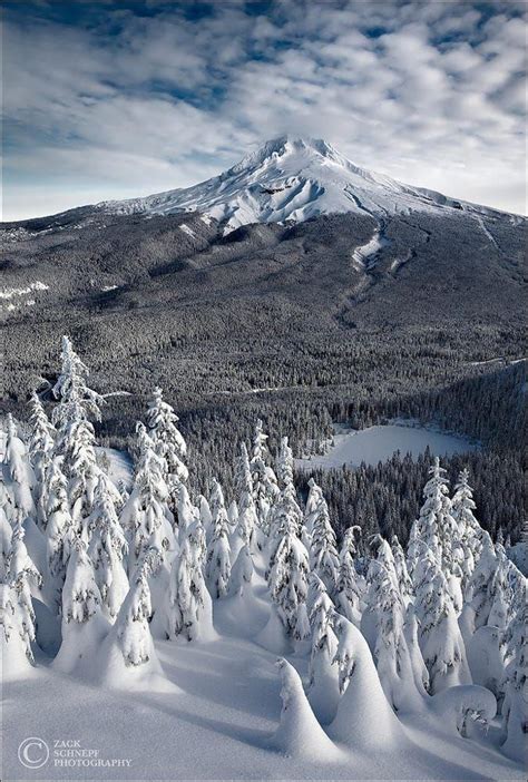 Mt Hood Pristine Cold Morning By Zack Schnepf On 500px Winter Scenes