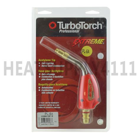 TurboTorch PL 5A Replacement Tip Air Acetylene Self Lighting 0386 0818
