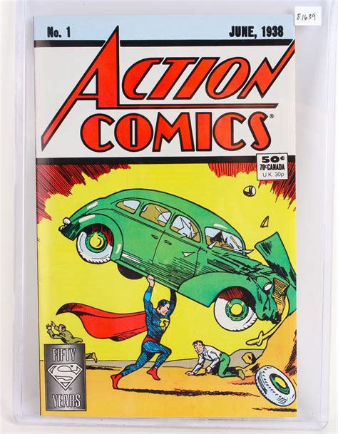 Lot Action Comics No 1 June 1938 Repro
