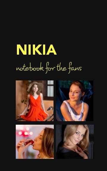 Nikia Notebook By Rylsky Nikia Blurb Books