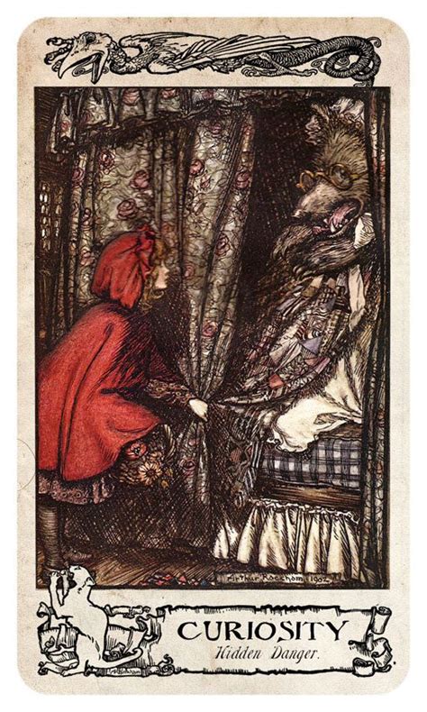 The Arthur Rackham Oracle 75 Card Tarot Sized Oracle Deck Etsy Arthur Rackham Red Riding