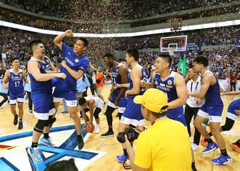 Ateneo Blue Eagles Cap Perfect Season With Sweet Title Celebration