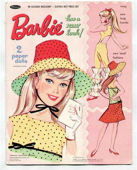 Vintage Barbie Illustration Barbie Paper Dolls Barbie Books Mattel Barbie