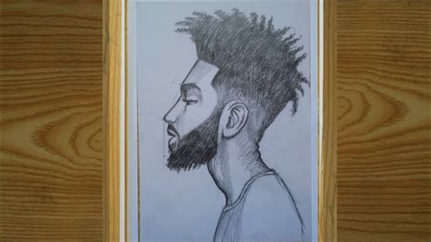 How To Draw Black People How To Draw Side Face Of A Man Man Side