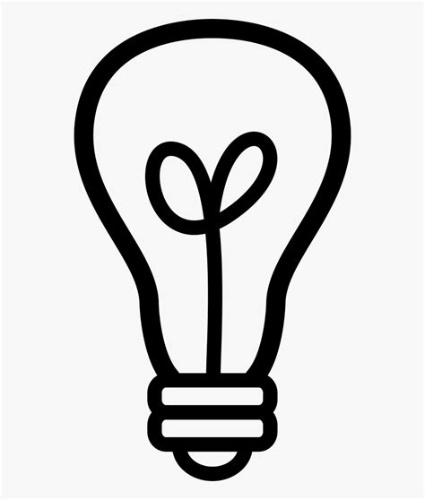 Light Bulb Outline Light Bulb Outline Png Free Transparent Clipart