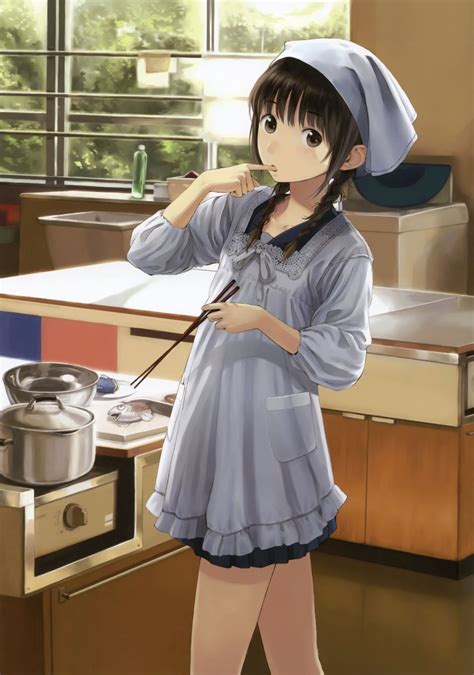 Girls Cooking Beautiful Anime Moe Anime Anime Y Naruto