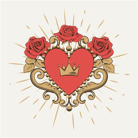 Free 337 Crown With Heart Svg Free Svg Png Eps Dxf File