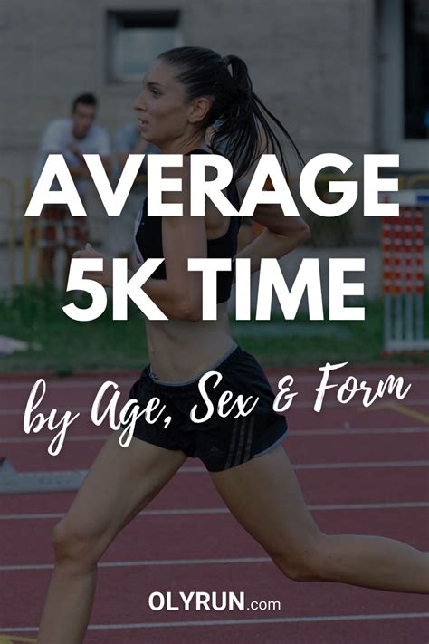 Average 5k Time By Age Sex And Ability Level Olyrun