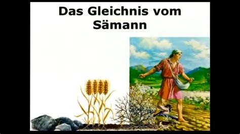 Jesus explains why he teaches with parables and gives the parable of the sower to a multitude gathered on the seashore. Das Gleichnis vom Sämann - YouTube