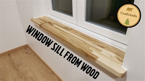 How To Make A Wooden Window Sill Youtube