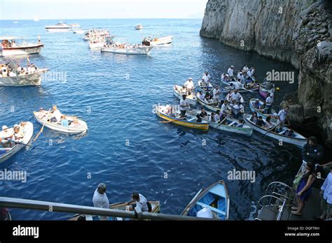 Blue Caves Azure Grotto Of Capri Italy Stock Photo Alamy