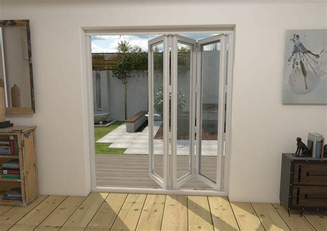 Part Q 1800mm White Aluminium Bifold Doors 3 Left Express Doors Direct