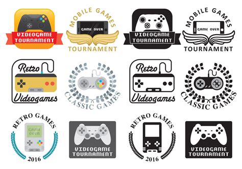 Creative video logo design ideas. Video Game Logos - Download Free Vector Art, Stock ...