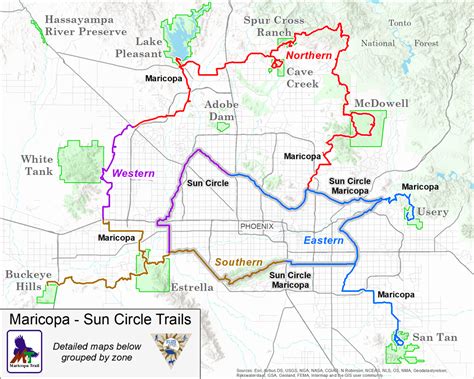 Trail Maps Maricopa Trail Maricopa County Parks And Recreation