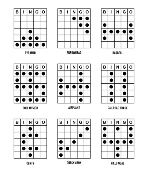 8 Best Free Printable Bingo Game Patterns Printablee Printable Bingo