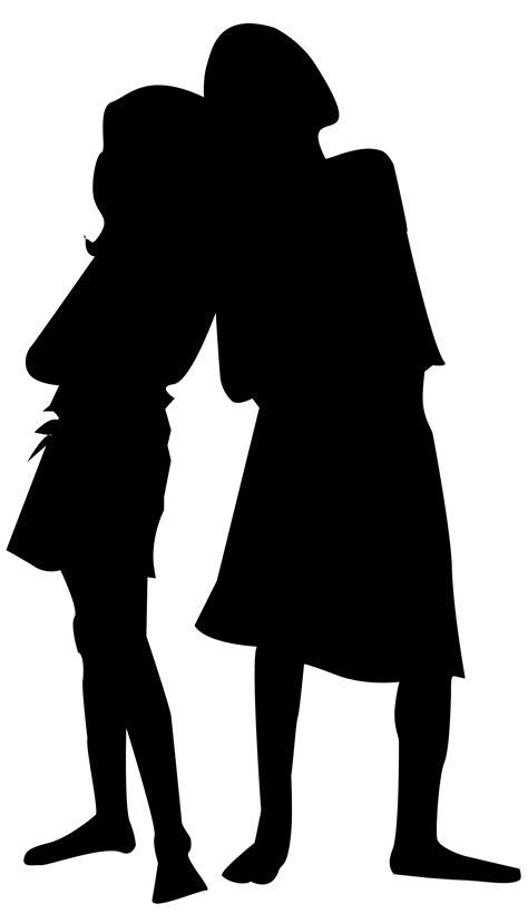 Mother And Daughter Silhouette At Getdrawings Free Download