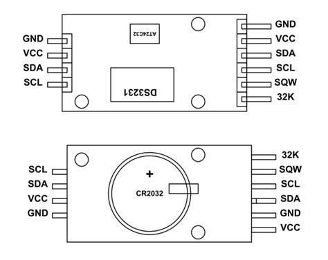 Ds3231 Rtc Module Pinout Configuration Example Circuit And Datasheet