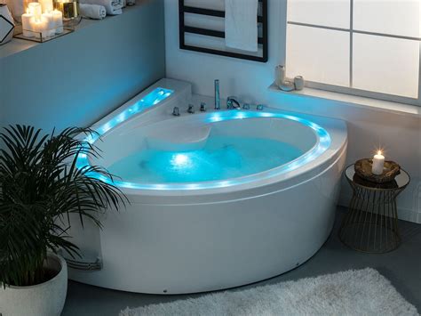 There are many advantages to choosing this design which this article will cover in detail. Left Hand Whirlpool Corner Bathtub with LED White PELICAN ...