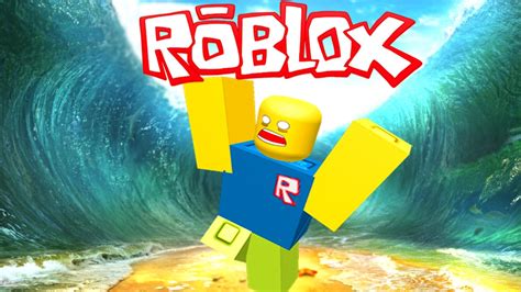 Roblox Tsunami Escape Flood Escape Minigame In Roblox Roblox