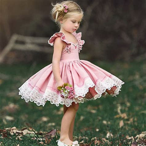 Details About Toddler Kids Baby Girls Floral Sleeveless Dress Princess