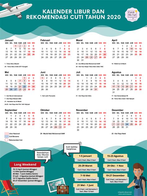 Kalender Libur Dan Rekomendasi Cuti Tahun 2020 Catch Me Up