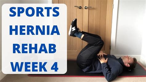 Sports Hernia Rehab Exercises Following Surgery Week 4 Youtube