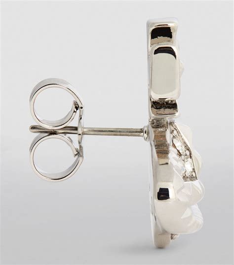 Vivienne Westwood Crystal Mayfair Bas Relief Earrings Harrods Uk