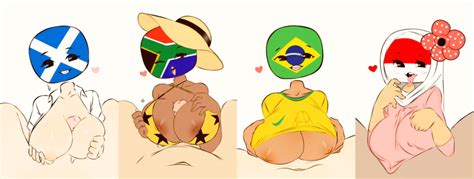 Rule 34 4girls African African Female Bikini Brazil Brazil Countryhumans Brazilian Flag
