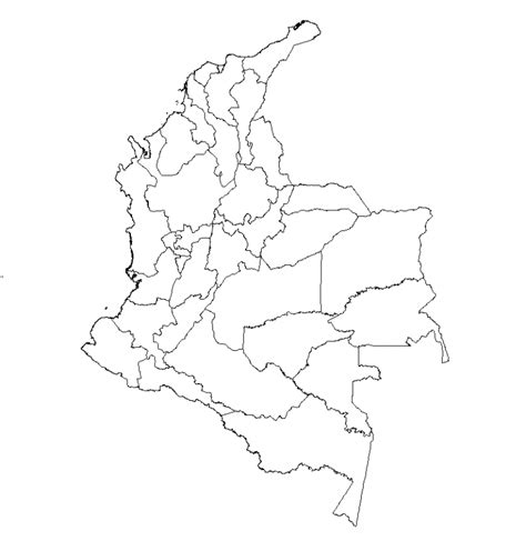 ⊛ Mapa De Colombia 🥇 Político And Físico Para Imprimir 2021
