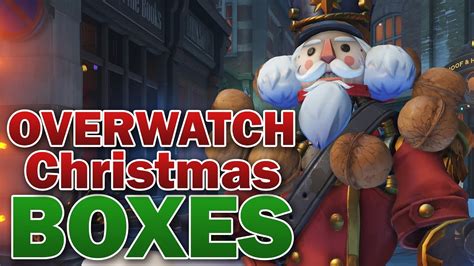 Overwatch Winter Loot Boxes Youtube