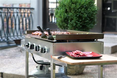 But what can be more pleasant than cooking outdoors with your friends and family? 36'' Griddle Cooking Station (with Stainless Steel Front ...