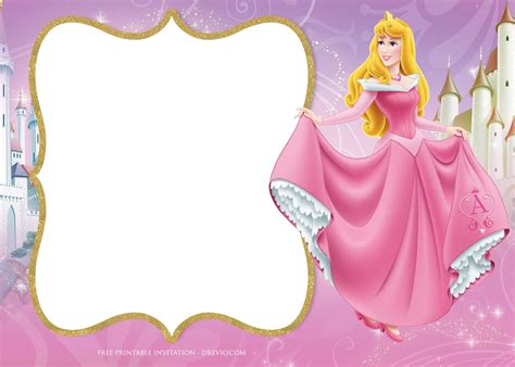 Disney Sleeping Beauty Invitation Templates Free Printable Birthday