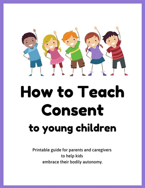 Free Guide Teach Consent To Young Children Think Or Blue