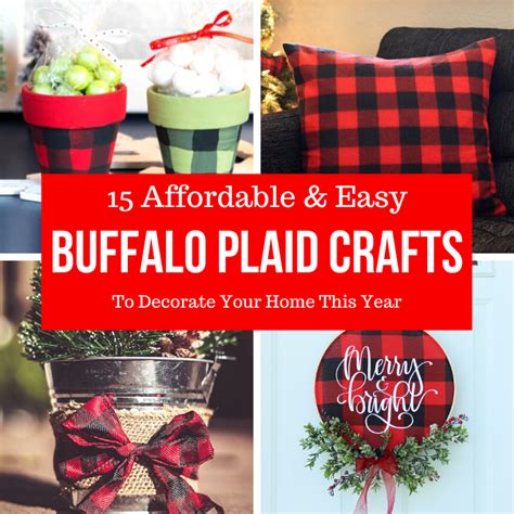 Choose from thousands of customizable templates or create your own from scratch! DIY Buffalo Plaid Christmas Decor Ideas You Can Make on a Budget! - Passion For Savings