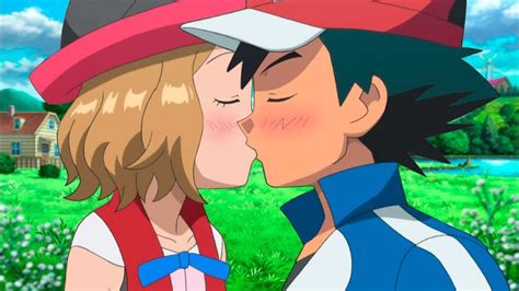 Satoshi And Serena ~ Love Kiss In Pallet Town By Satoshilovesserena