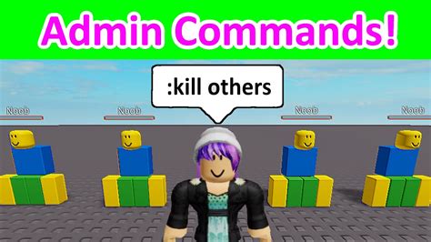 Roblox Studio How To Make Admin Commands Youtube