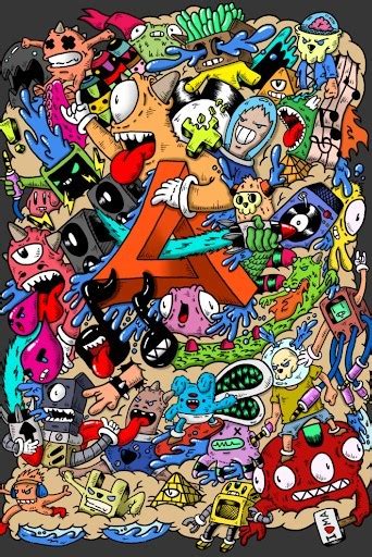 Doodle Iphone Wallpaper Kolpaper Awesome Free Hd Wallpapers
