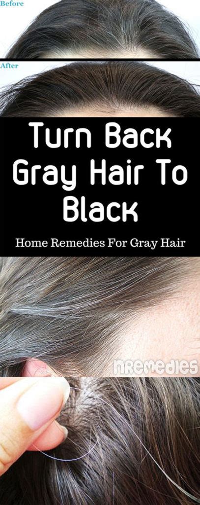 Reasons your hair is white. Turn Black Gray Hair To Black , Home Remedies For Gray Hair