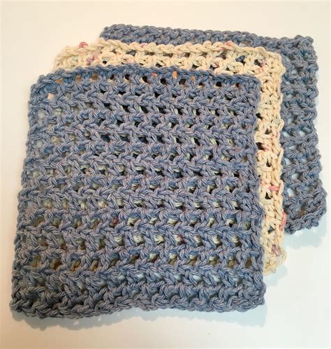 Quick Crochet Washcloth Beginner Dishcloth Pattern Easy Etsy Singapore