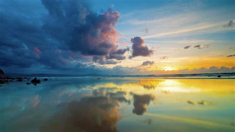 Sunrise Clouds And Water Image 8513698 On