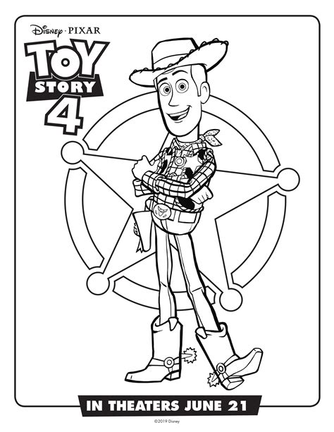 From the hit disney movie toy story, woody and buzz lightyear printable coloring page. Toy Story 4 Coloring Pages - Best Coloring Pages For Kids